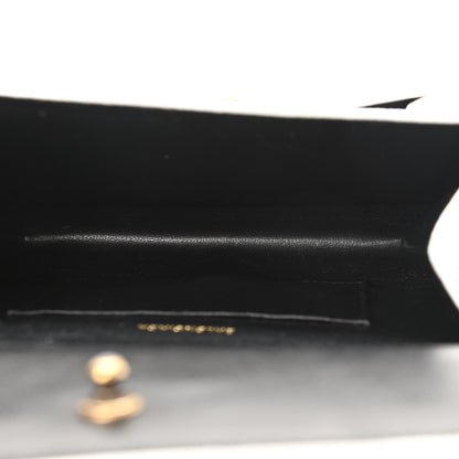 Balenciaga Patent Calfskin Lizard Embossed XS Sharp Top Handle Bag White 5 of 11