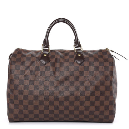 Louis Vuitton Damier Ebene Speedy 35 1 of 15