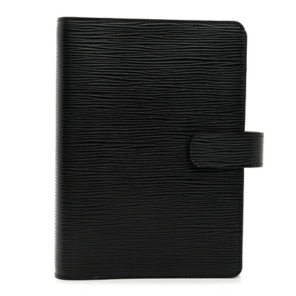 Louis Vuitton Epi Small Ring Agenda Cover Black 1 of 9