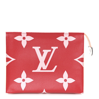 Louis Vuitton Monogram Giant Toiletry Pouch 26 Rouge 1 of 6
