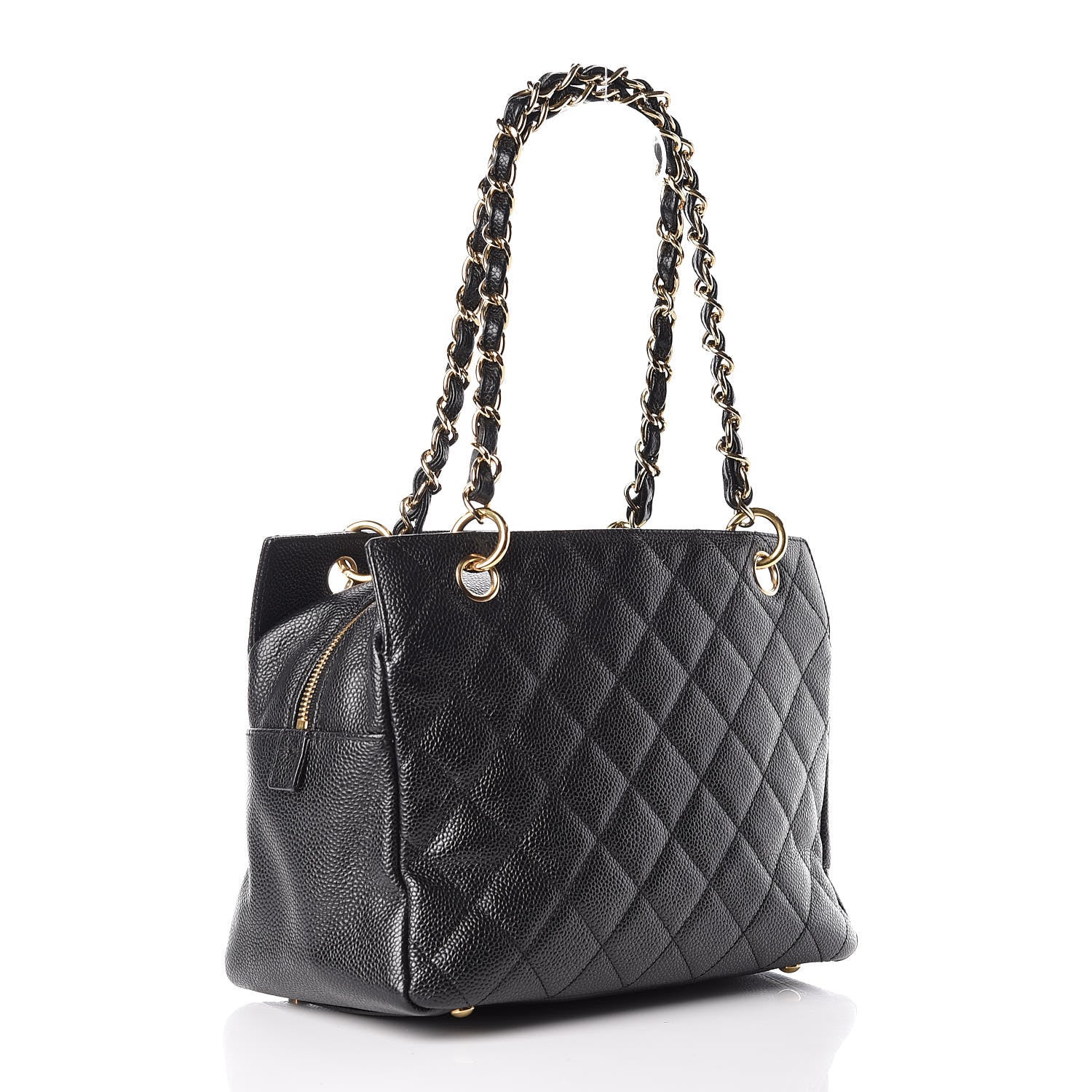 Chanel Caviar Quilted Petit Timeless Tote PTT Black 3 of 9