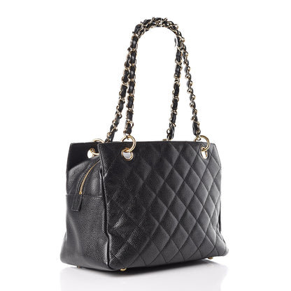 Chanel Caviar Quilted Petit Timeless Tote PTT Black 3 of 9
