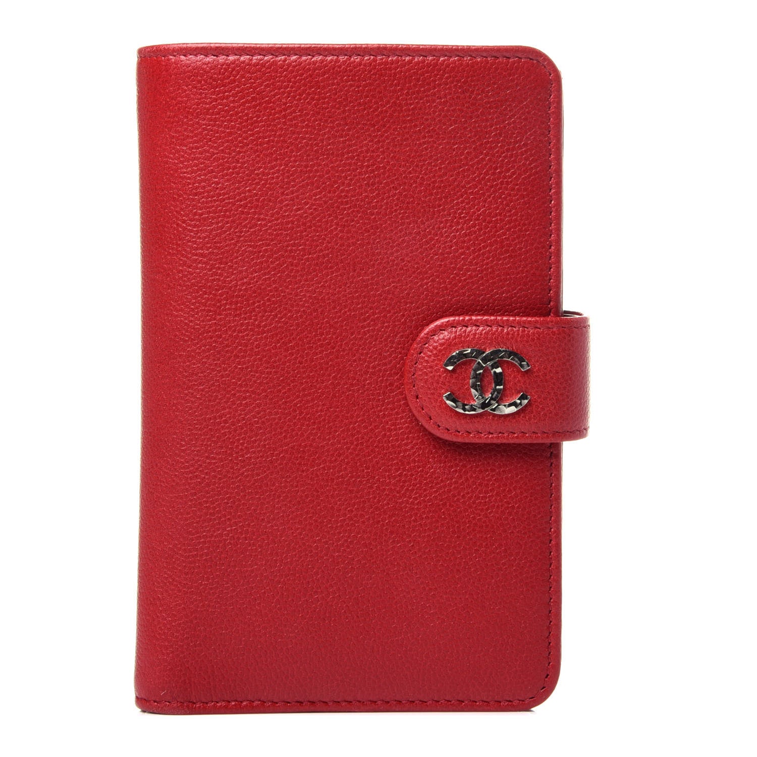 Chanel Caviar Sevruga Zip Pocket Wallet Red 1 of 11