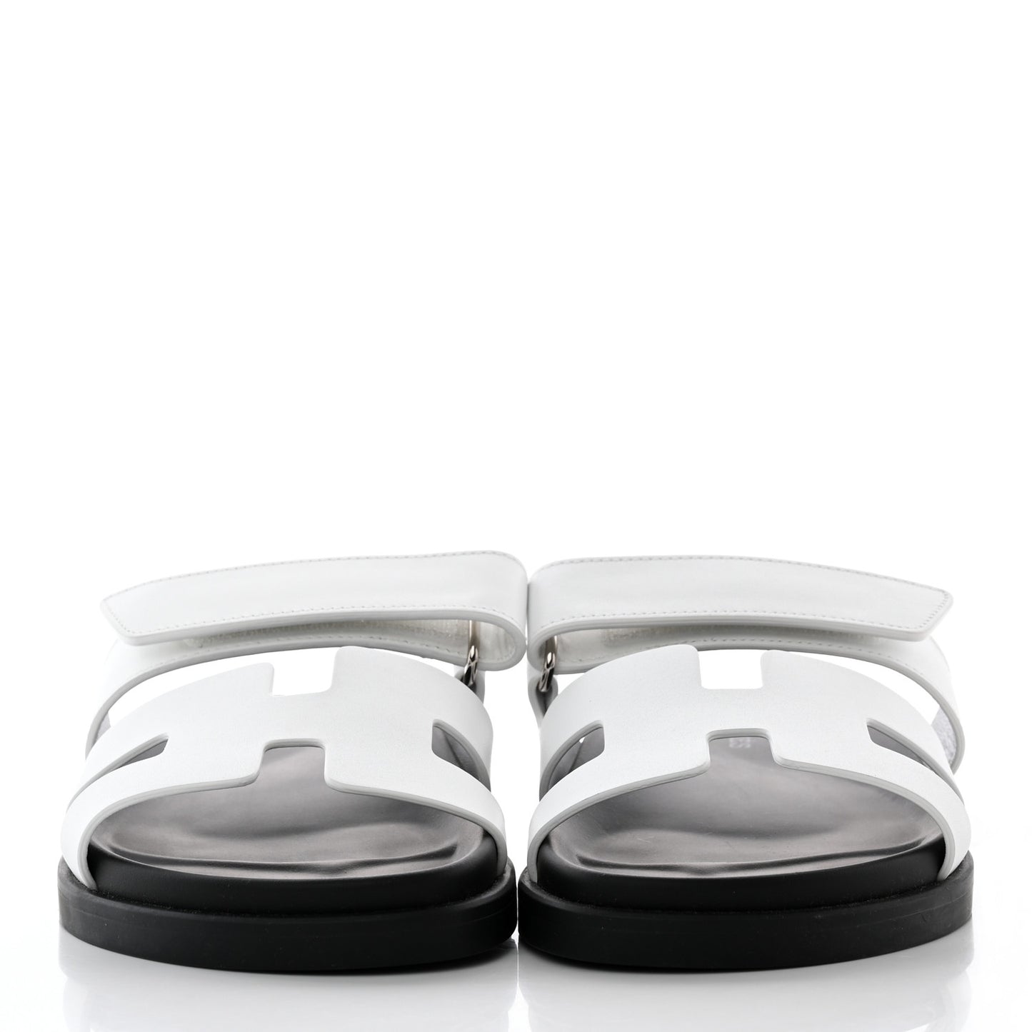 Calfskin Womens Chypre Sandals 36 White