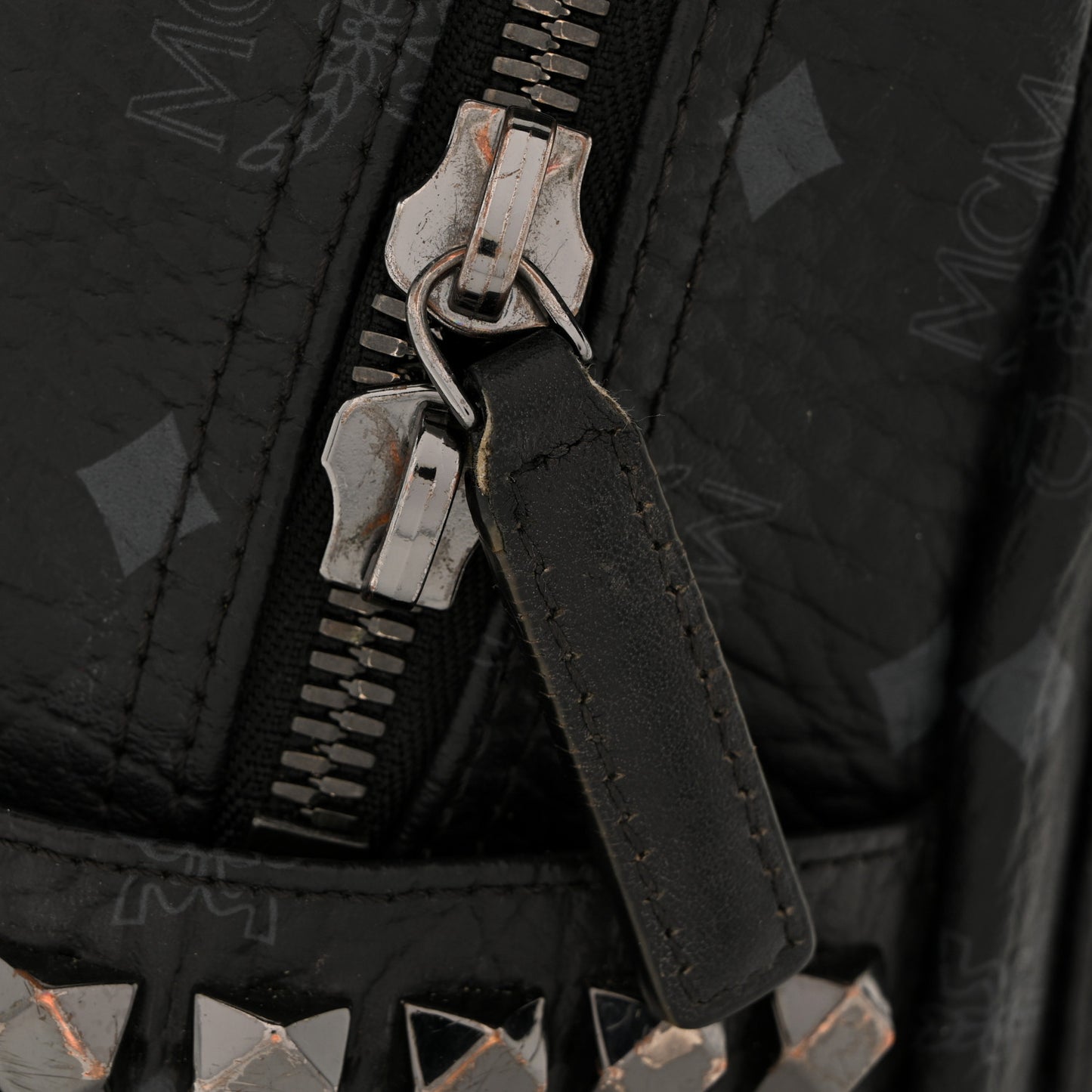 Visetos Small Side Stud Stark Backpack Black