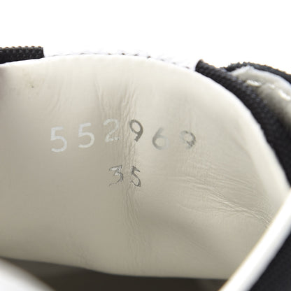 Gucci Suede Rainbow Womens G74 Sneakers 35 Black 9 of 10