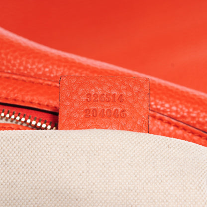 Gucci Pebbled Calfskin Small Miss GG Hobo New Dark Orange 6 of 7