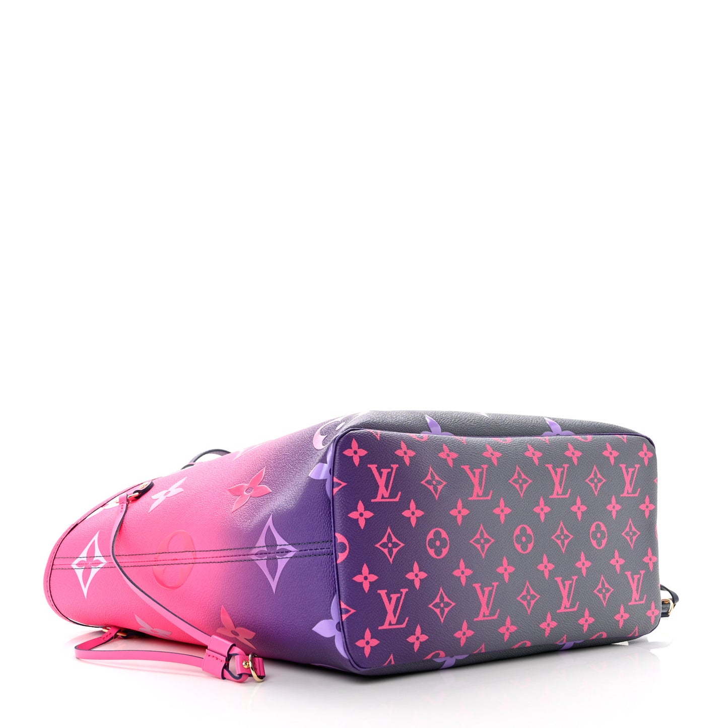 Monogram Giant Spring In The City Neverfull MM Midnight Fuchsia