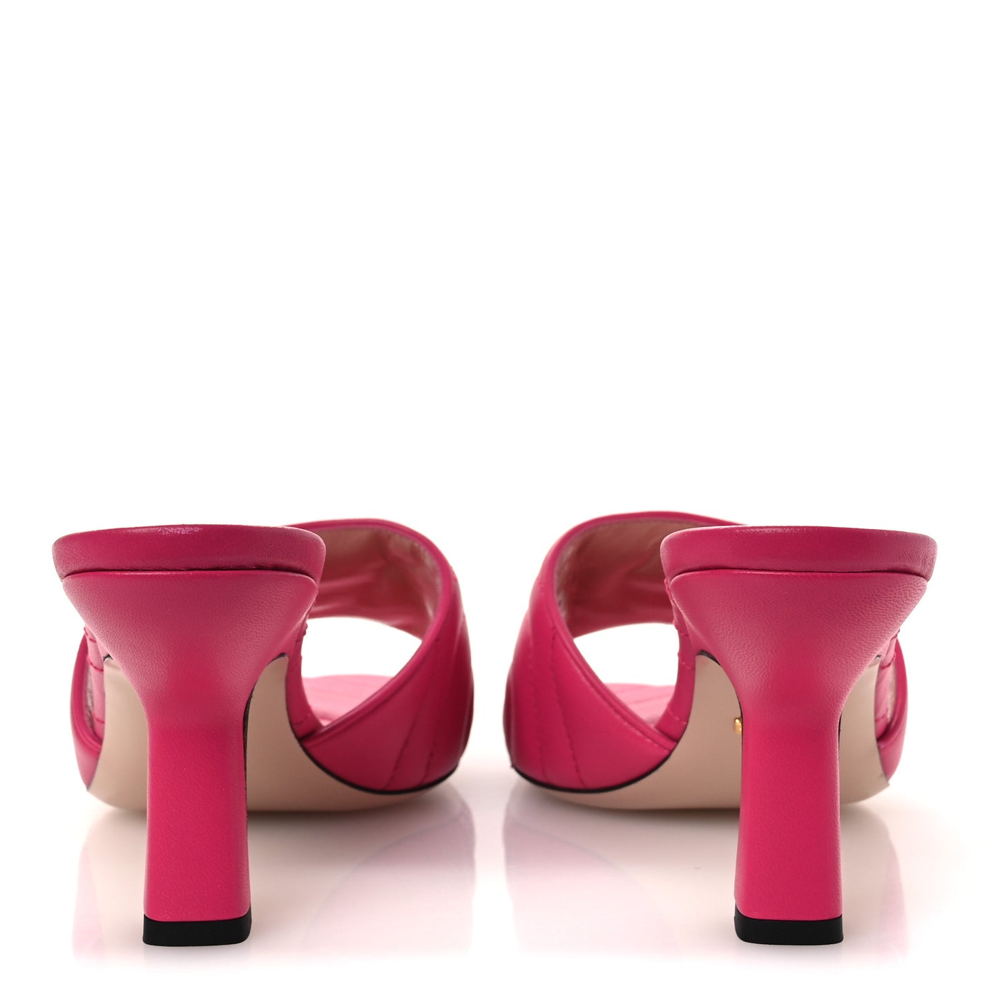 Nappa Matelasse GG Marmont 75mm Slide Sandals 36 Box Pink 38 Box Pink