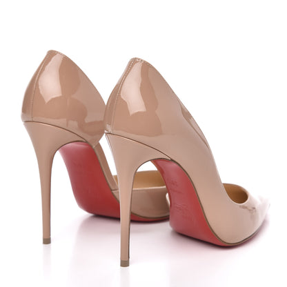 Christian Louboutin Patent Iriza 100 Pumps 36.5 Nude 4 of 8