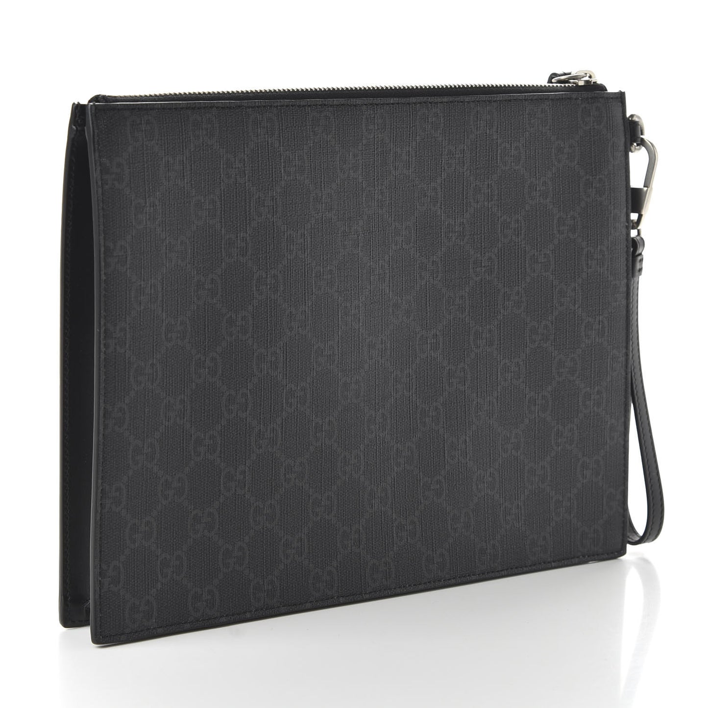 GG Supreme Monogram Rainbow Eagle Documents Holder Black Grey Multicolor