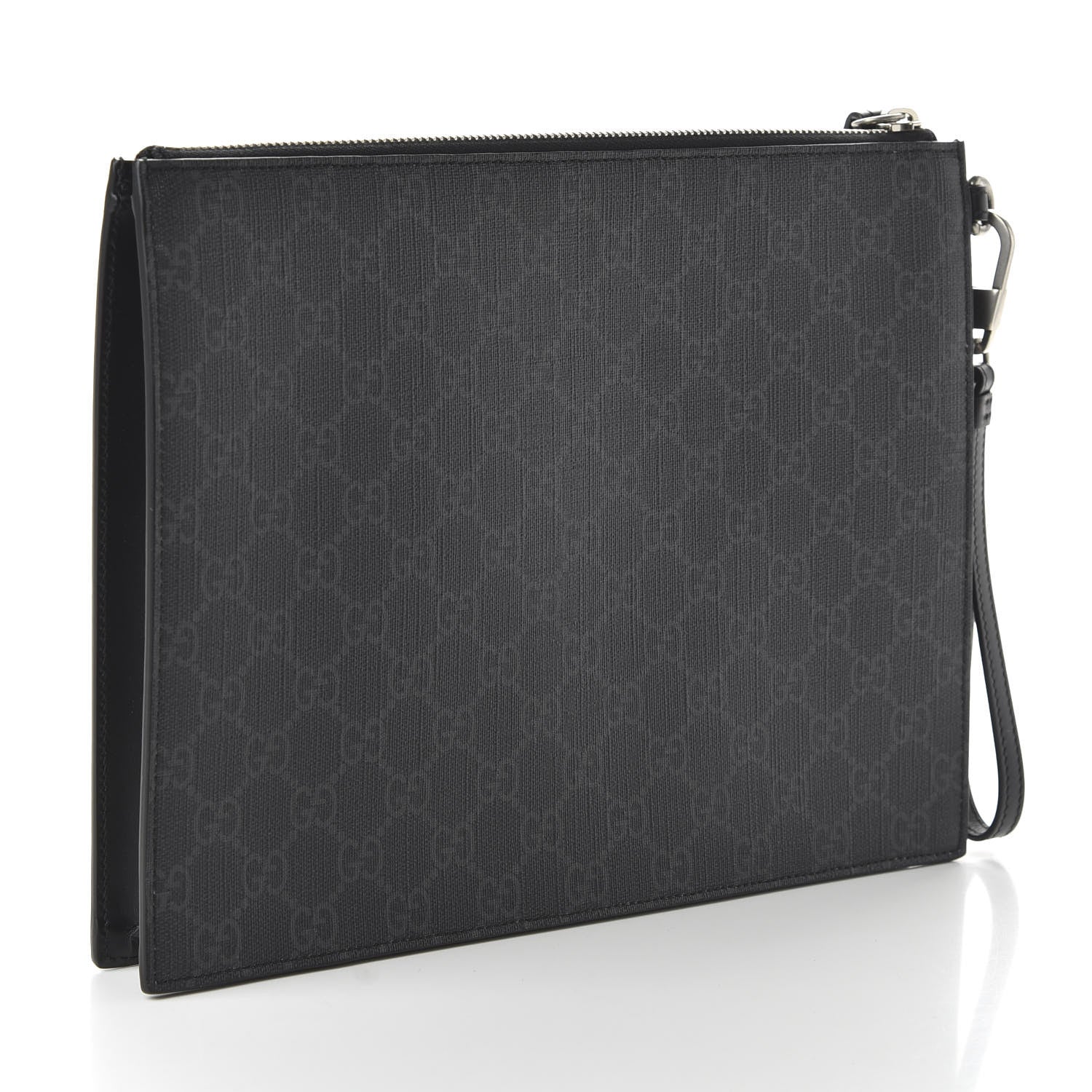 Gucci GG Supreme Monogram Rainbow Eagle Documents Holder Black Grey Multicolor 3 of 10