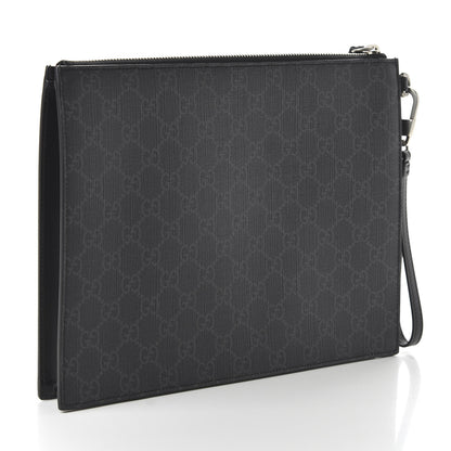 Gucci GG Supreme Monogram Rainbow Eagle Documents Holder Black Grey Multicolor 3 of 10