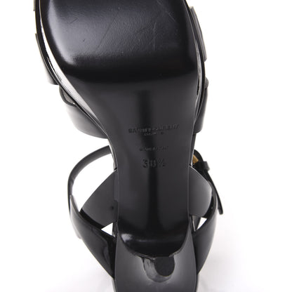 Saint Laurent Patent Tribute 75 Platform Sandals 38.5 Black 6 of 8