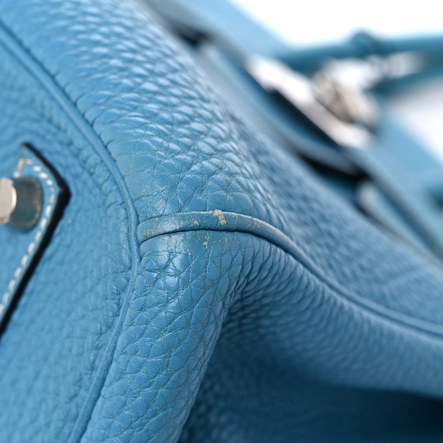 Togo Birkin 35 Blue Jean