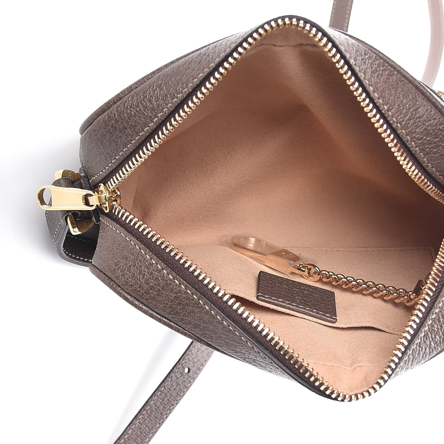 Gucci GG Supreme Monogram Web Mini Ophidia Shoulder Bag Brown 5 of 12