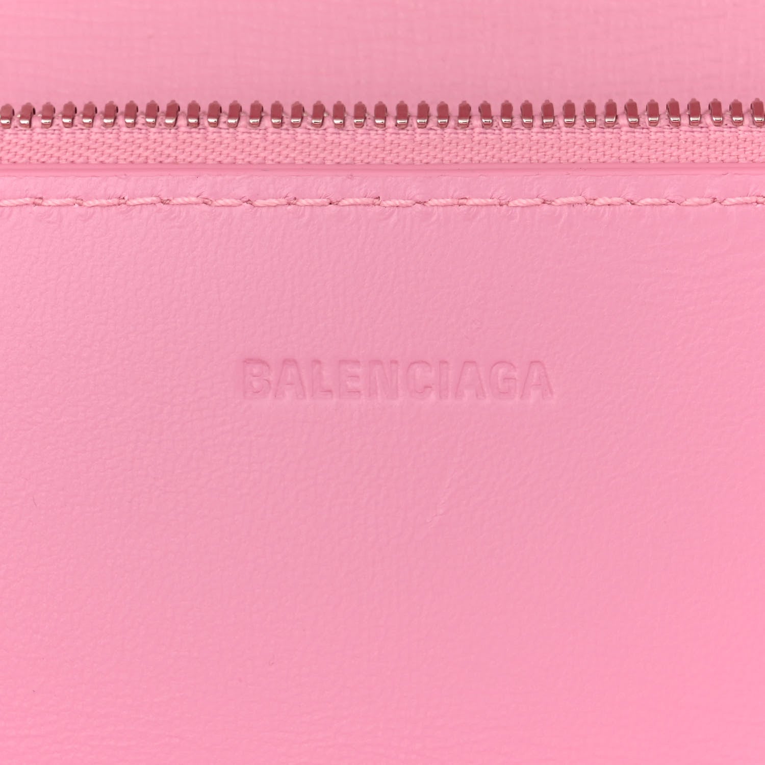Balenciaga Calfskin Stripe Embossed Medium Gossip Bag Candy Pink 6 of 10