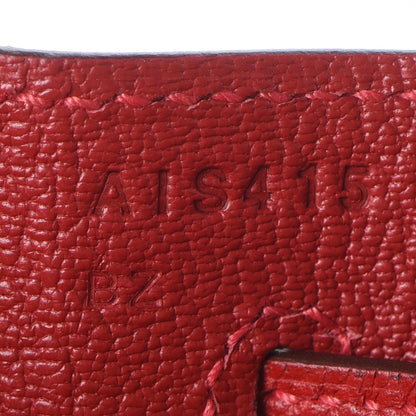 Hermes Epsom Kelly Sellier 32 Rouge Casaque 16 of 39