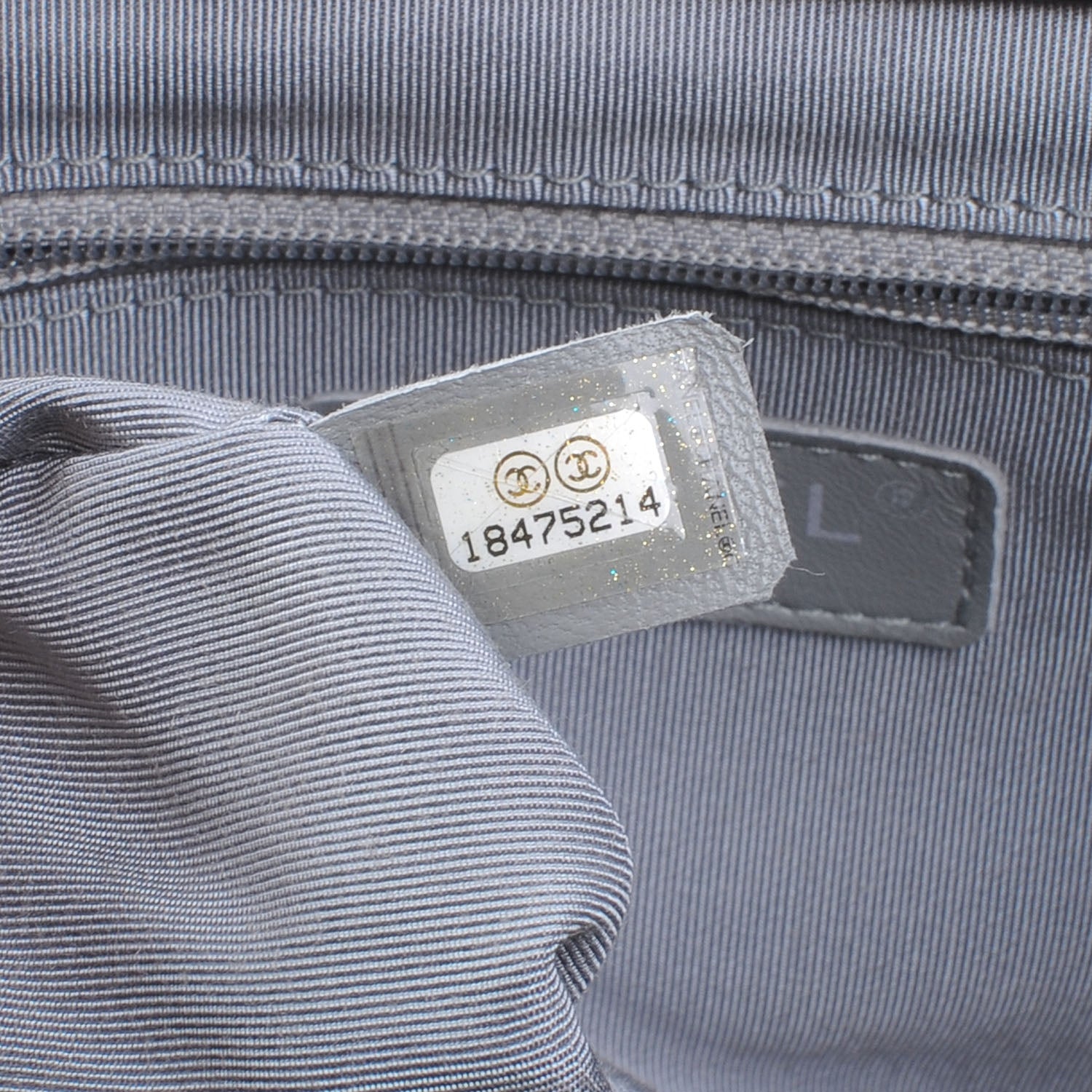 Chanel Washed Lambskin Chain Around Medium Messenger Bag Black 7 of 7