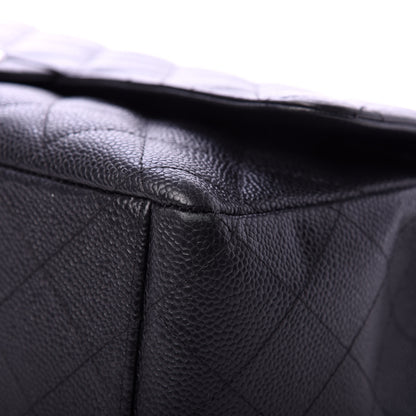 Chanel Caviar Quilted Maxi Double Flap Black 9 of 22