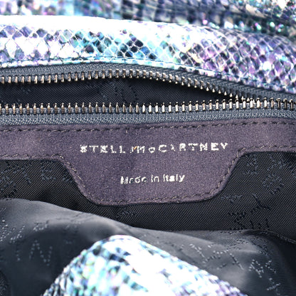 Stella McCartney Eco Python Oleographic Small Falabella Tote Navy 8 of 10