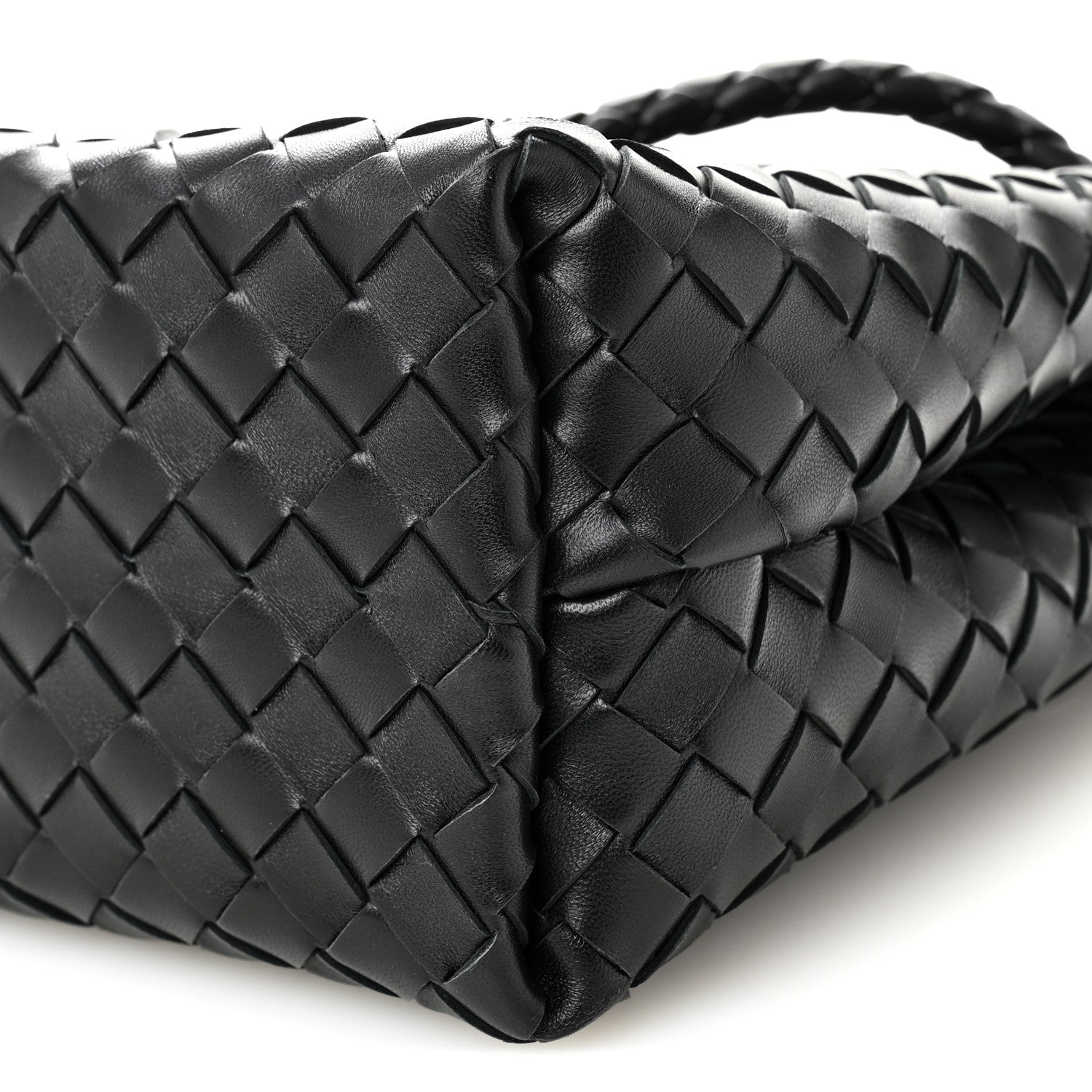 Bottega Veneta Nappa Intrecciato Medium Andiamo Shoulder Bag Black 9 of 9