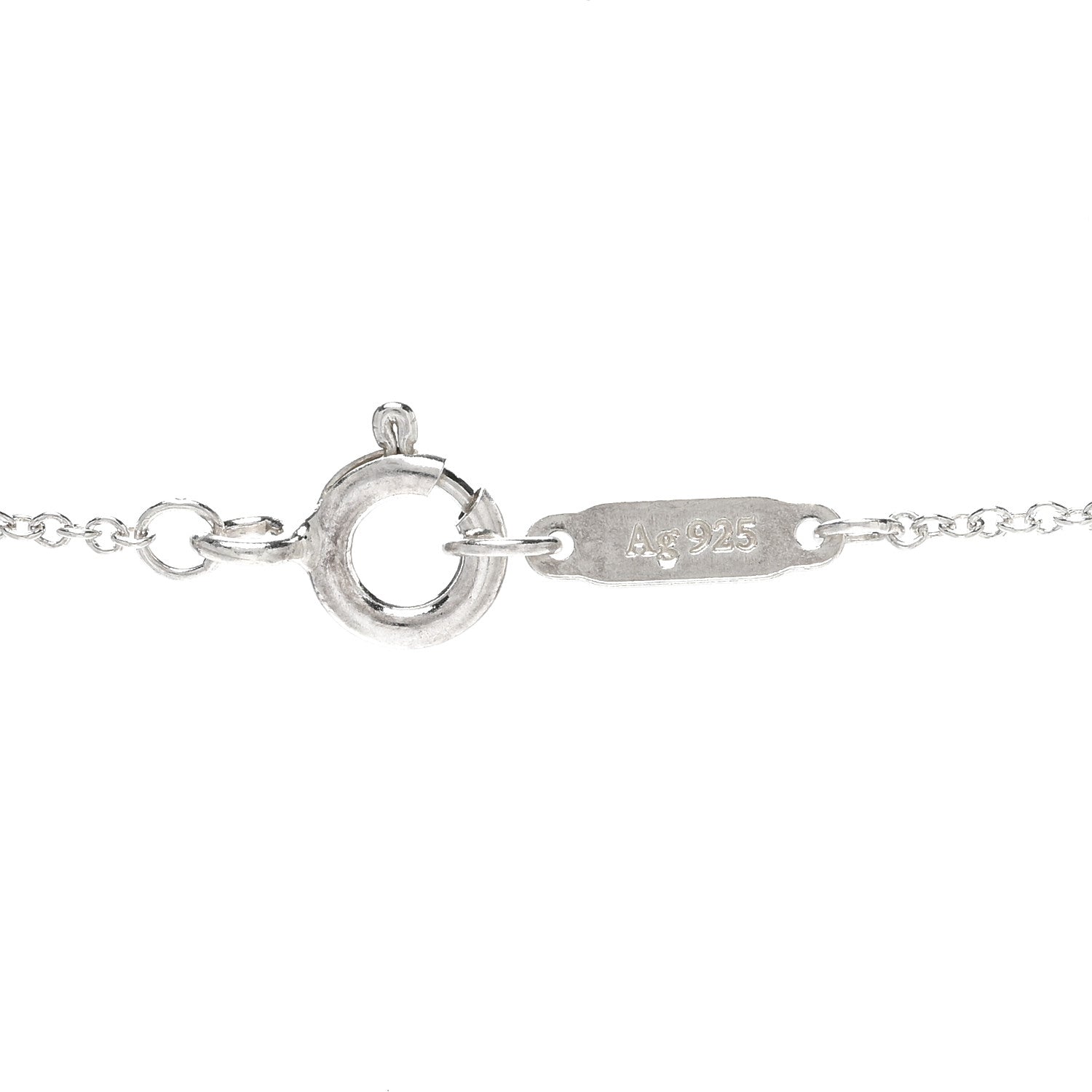 Tiffany Sterling Silver Small Return to Tiffany Heart Pendant Necklace 4 of 7