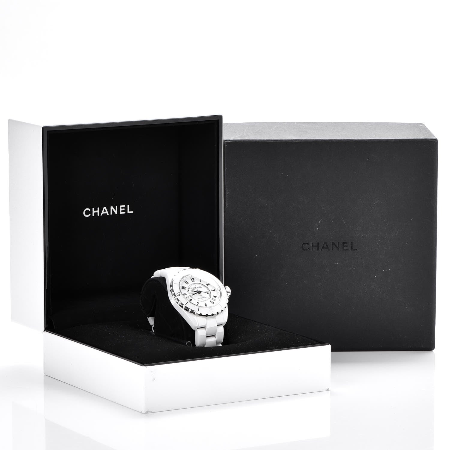 Chanel Stainless Steel Ceramic 38mm J12 Automatic Watch White 7 of 7