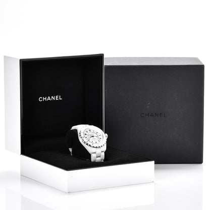 Chanel Stainless Steel Ceramic 38mm J12 Automatic Watch White 7 of 7