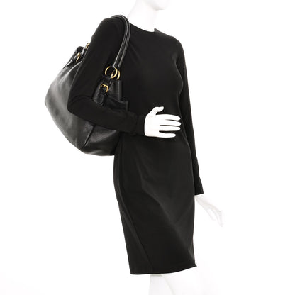 Prada Vitello Daino Tote Nero Black 2 of 7
