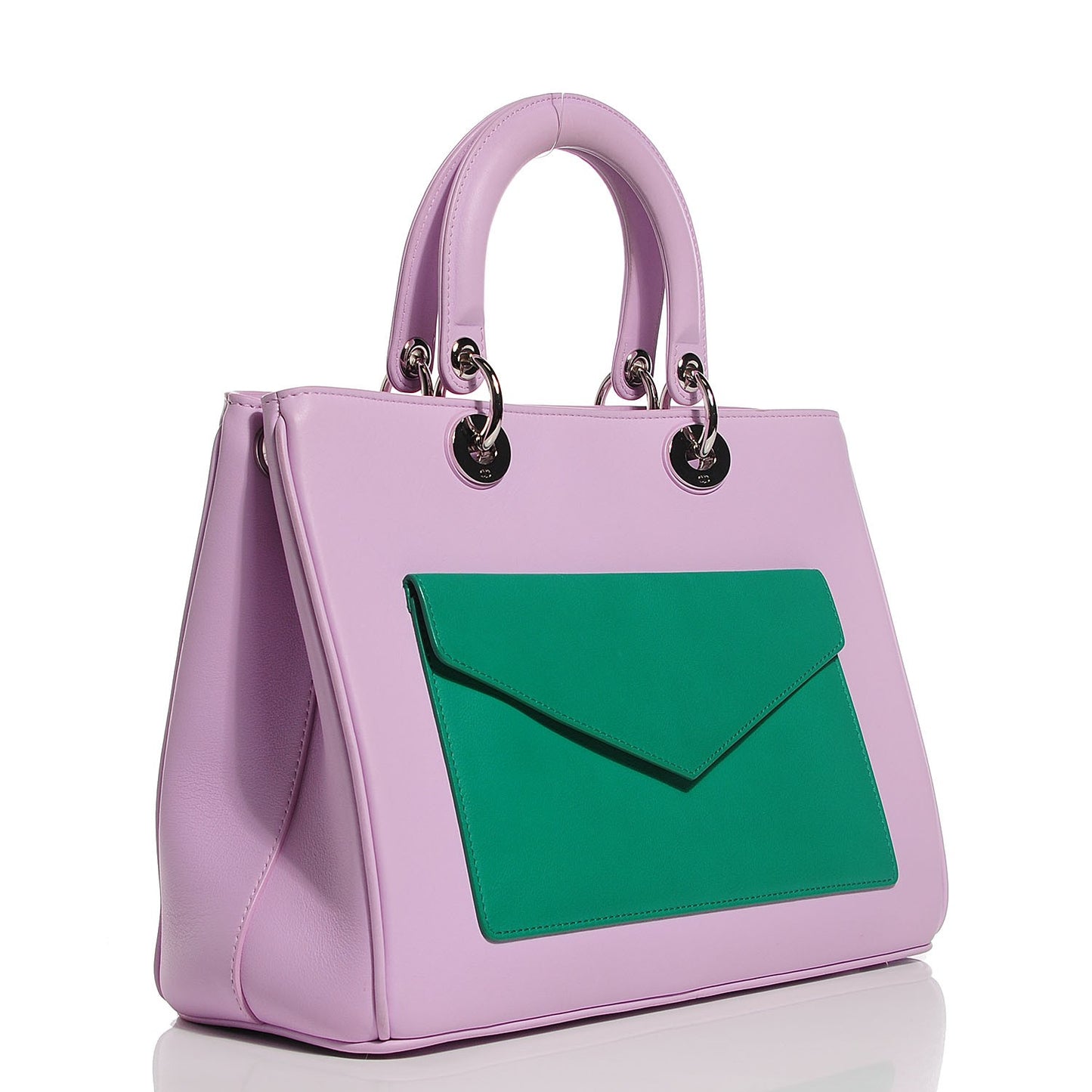 Lambskin Large Lady Dior Pockets Pink
