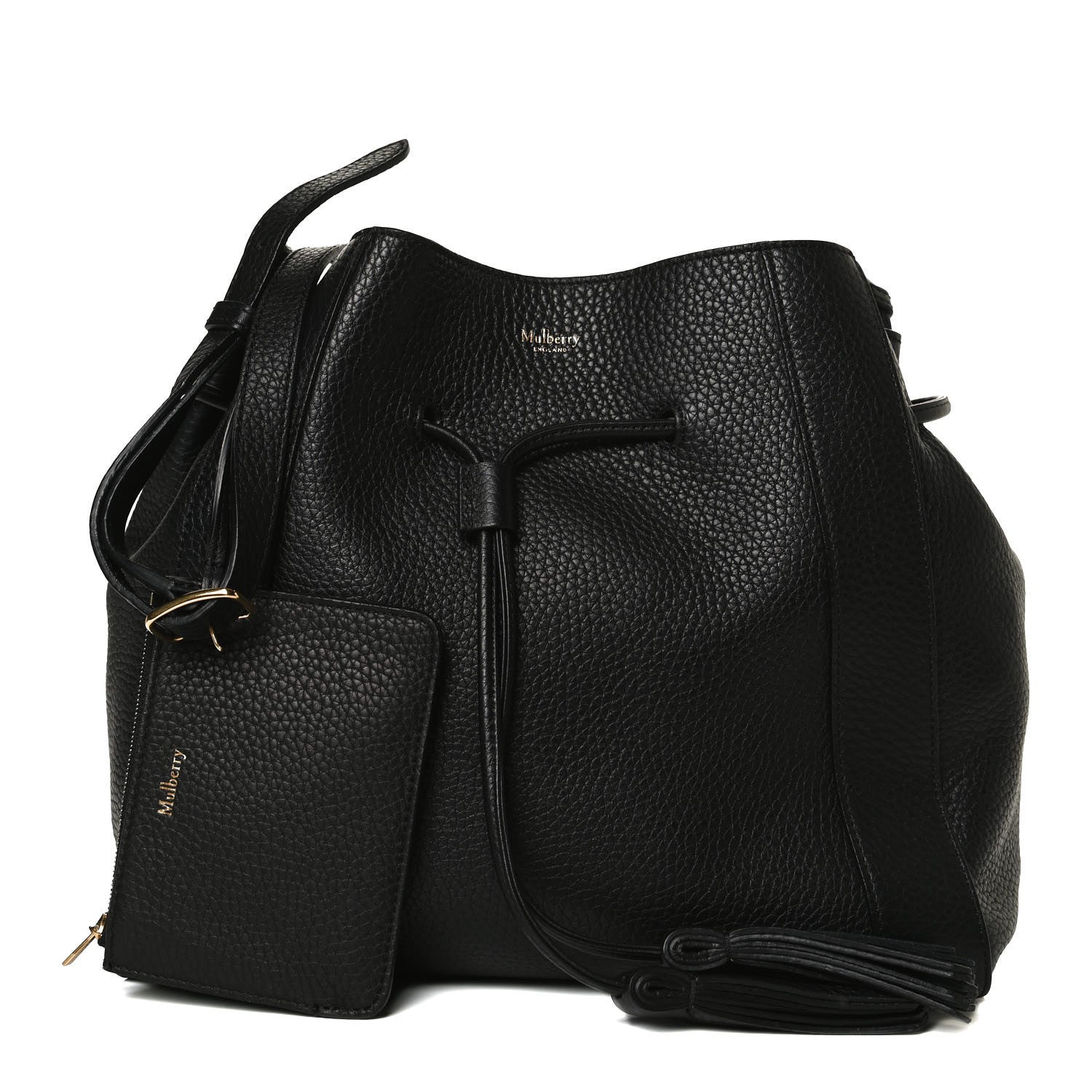 Mulberry Heavy Grain Calfskin Small Millie Tote Black 2 of 23
