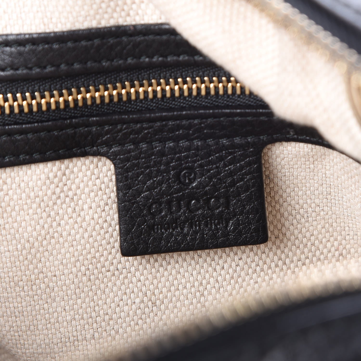 Gucci Pebbled Calfskin Small Soho Bowler Black 6 of 7