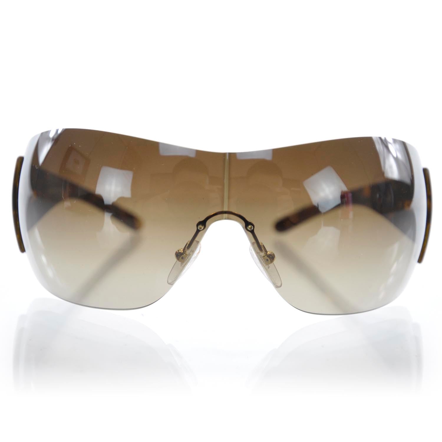 Prada Shell Tortoise Sunglasses SPR 22M 2 of 8