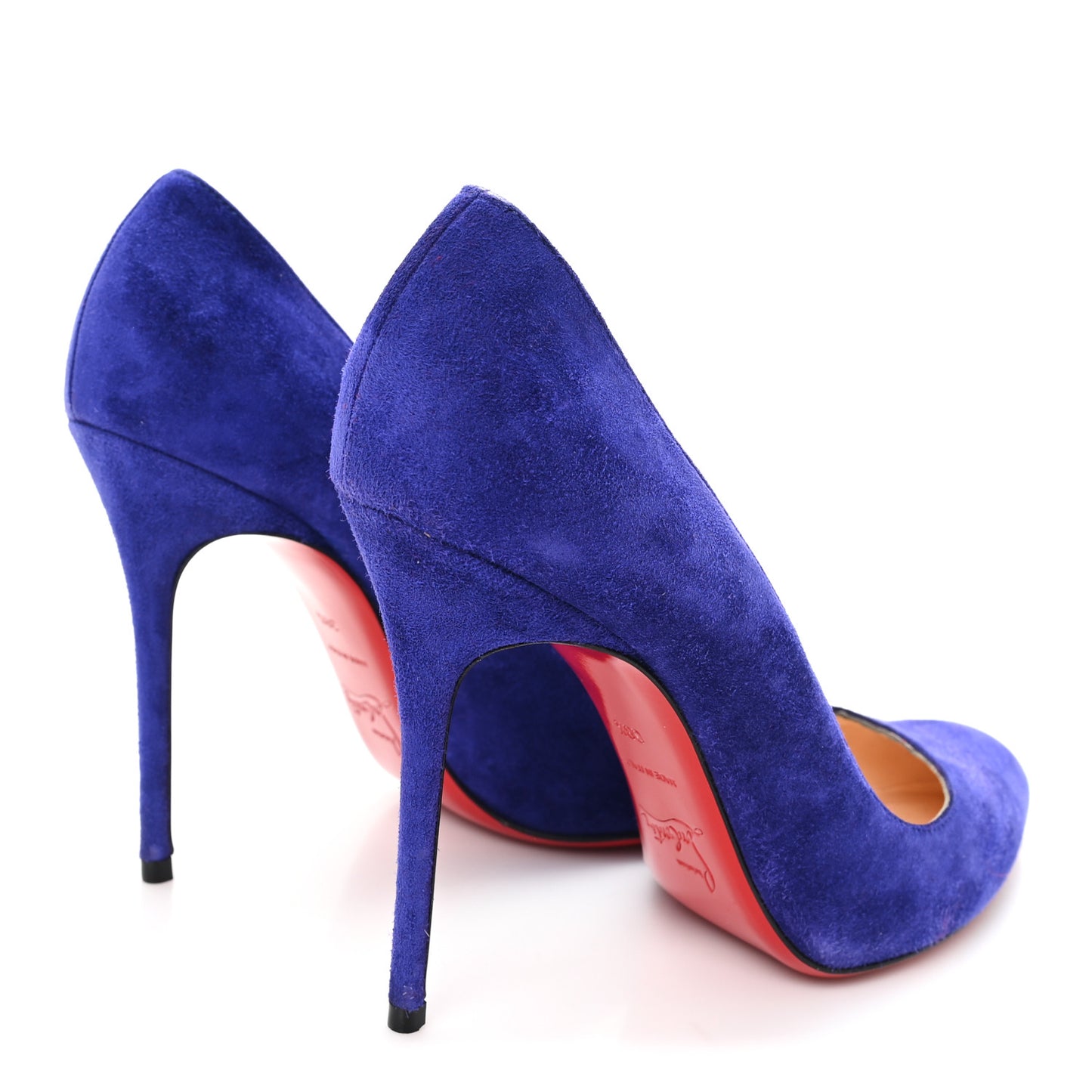 Suede Pigalle Follies 100 Pumps 38.5 Royal Blue