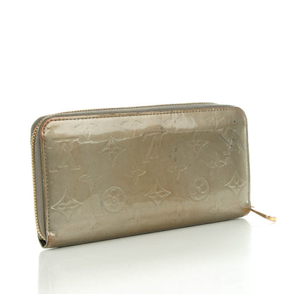 Louis Vuitton Vernis Zippy Wallet Gris Art Deco 3 of 10