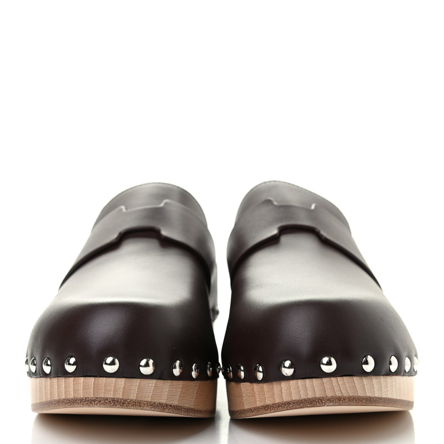 Calfskin Calya Mules 38 Cafe