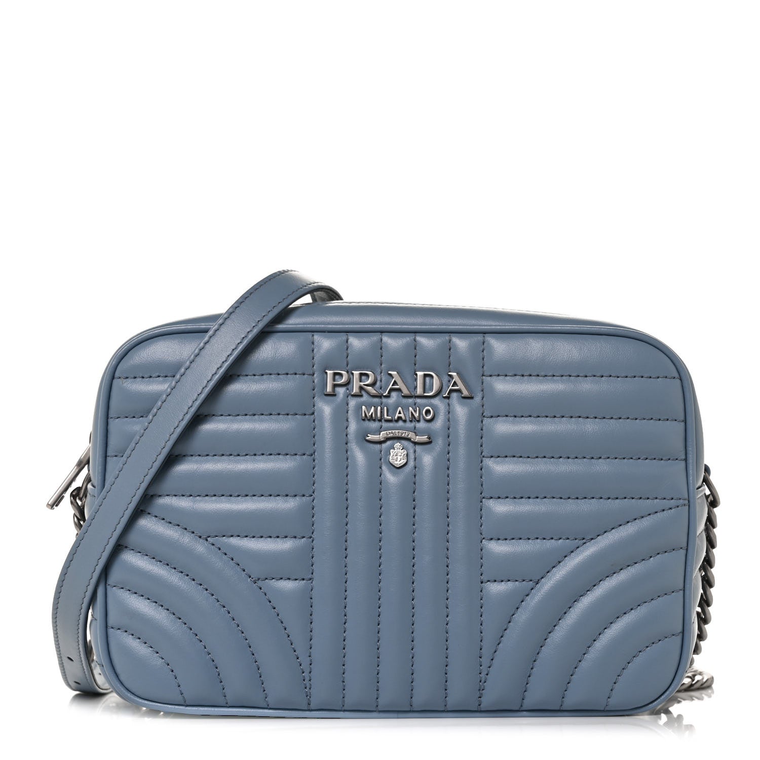 Prada Soft Calfskin Diagramme Crossbody Bag Astrale 1 of 9