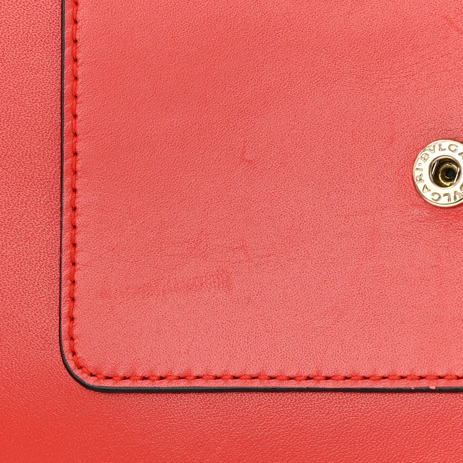 Bulgari Calfskin Serpenti Forever Mini Flap Clutch Red 13 of 17