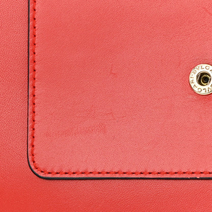 Bulgari Calfskin Serpenti Forever Mini Flap Clutch Red 13 of 17