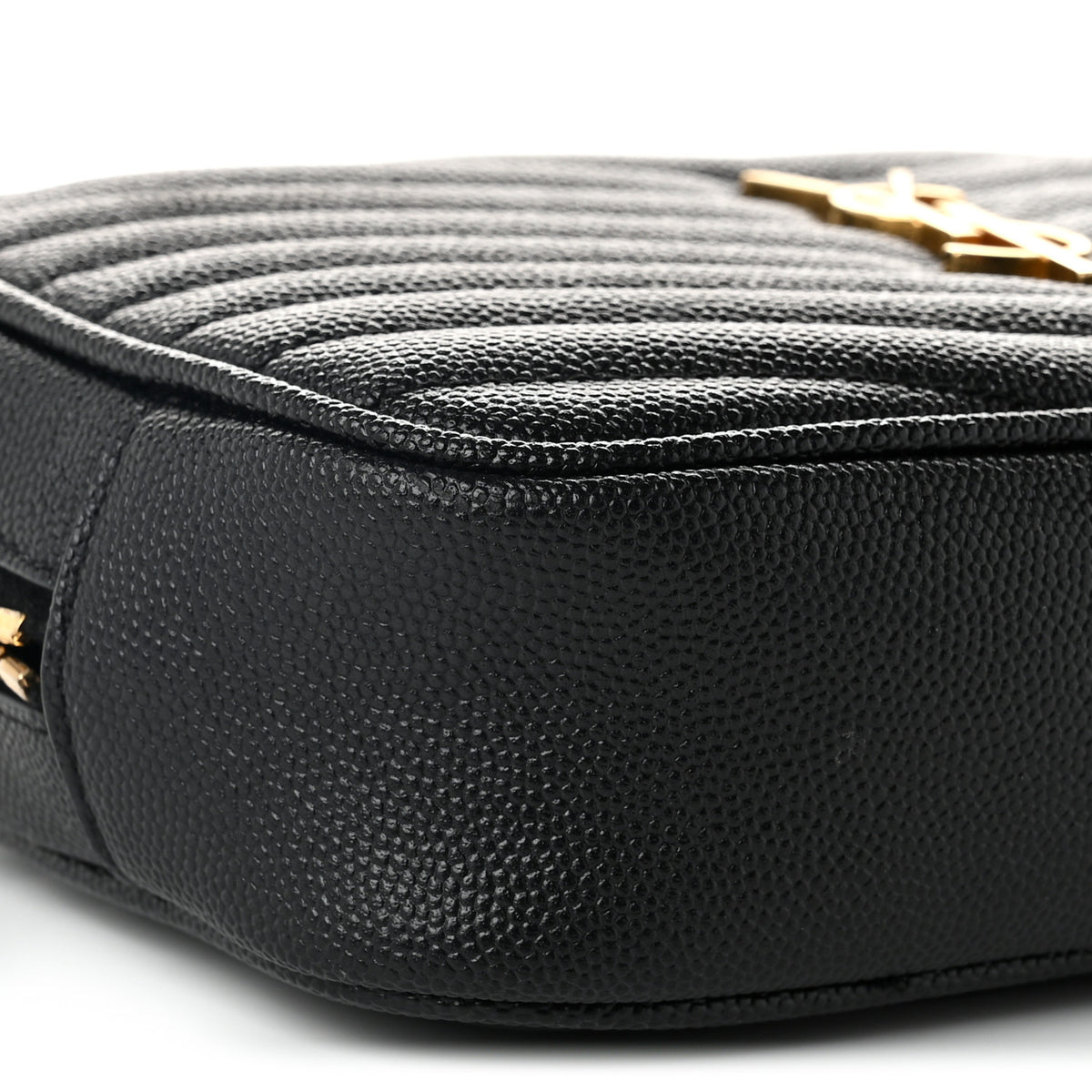 Grain De Poudre Matelasse Monogram Mini Lou Camera Bag Black