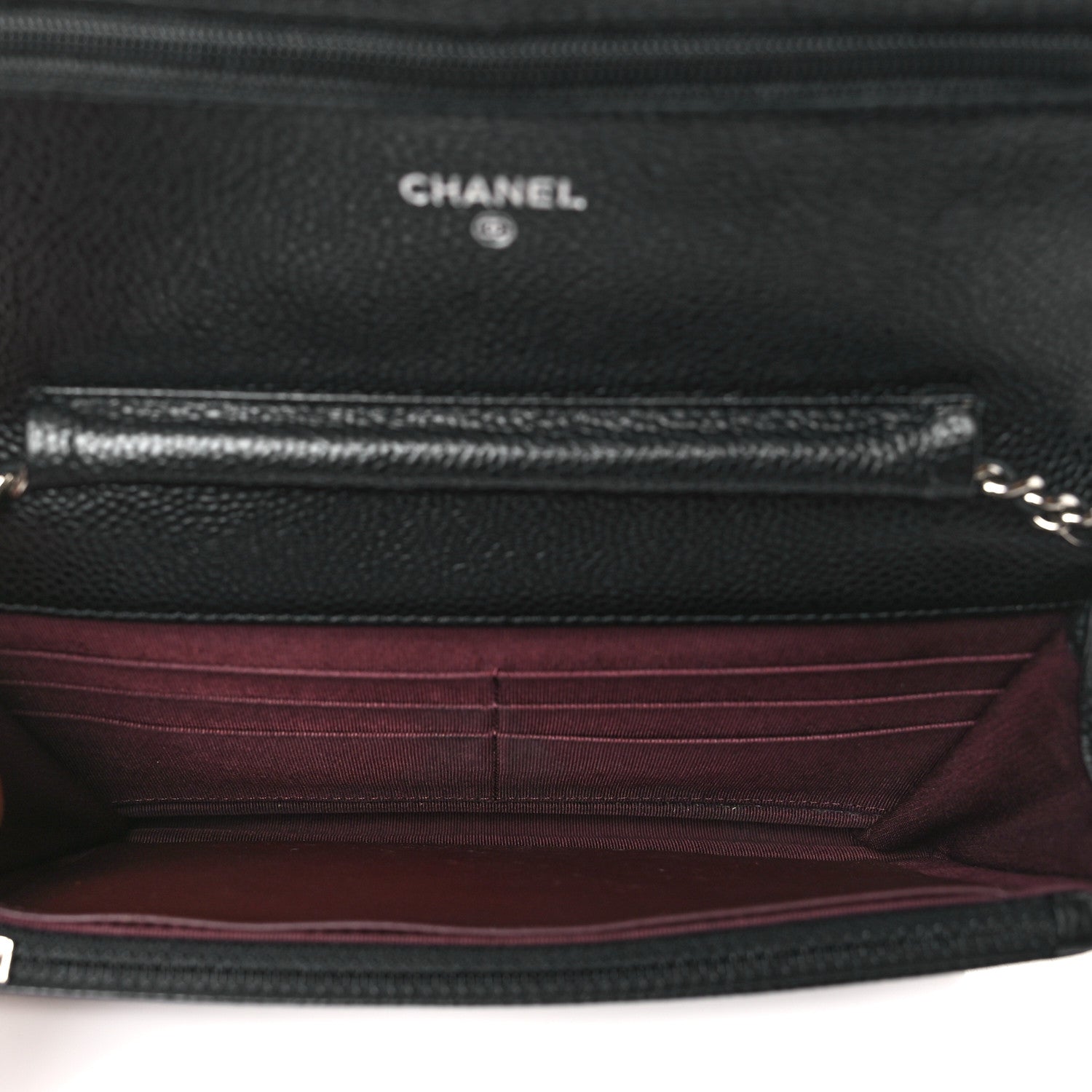 Chanel Caviar Quilted Wallet on Chain WOC Black 5 of 11