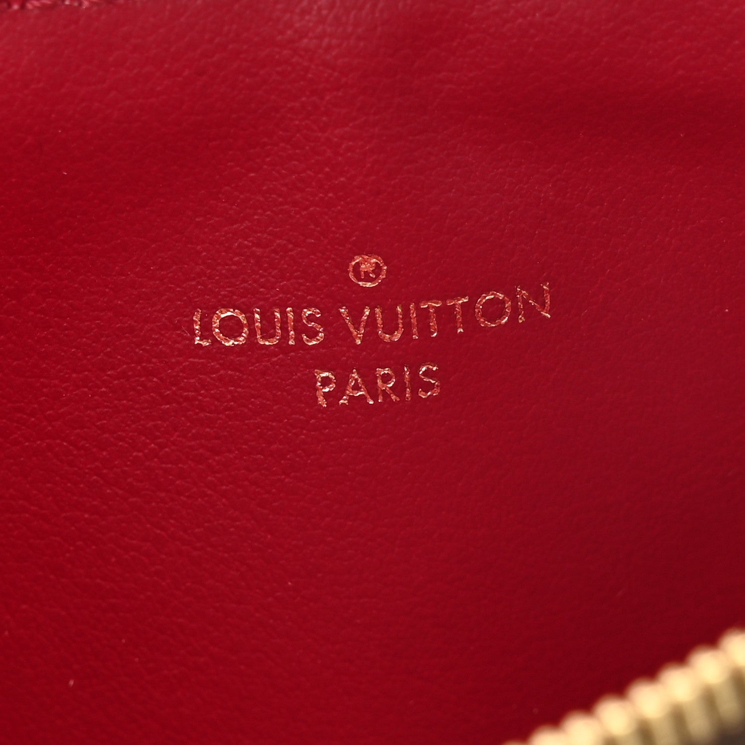 Louis Vuitton Monogram Felicie Chain Wallet Zippered Insert Fuchsia 6 of 9