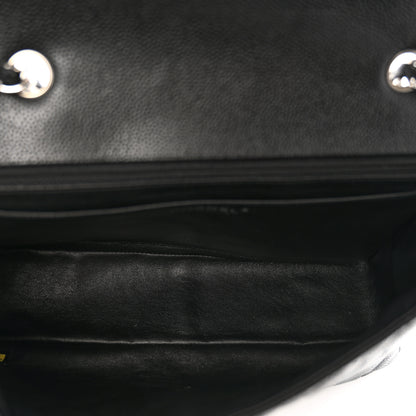 Chanel Caviar Quilted Jumbo Single Flap Black 5 of 10