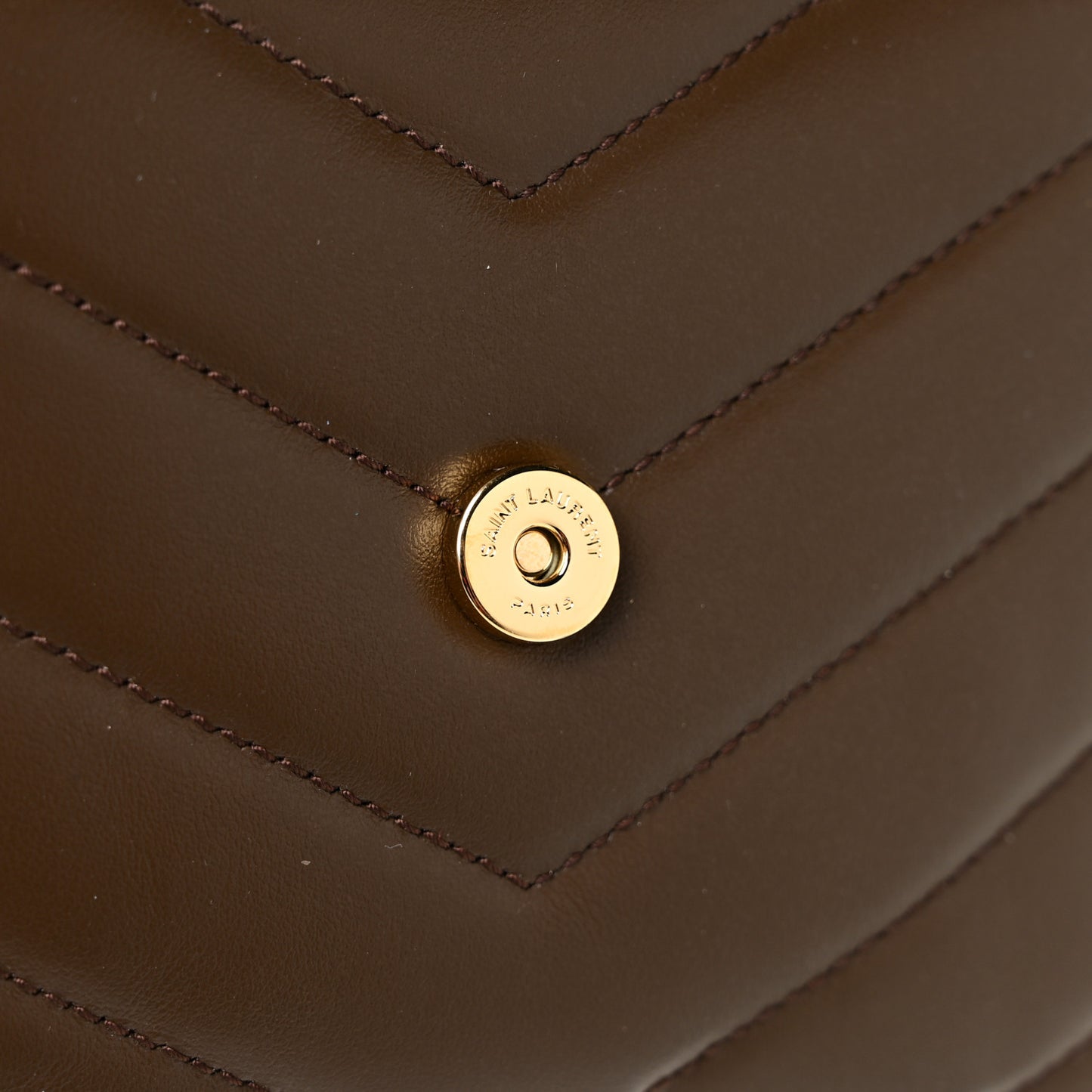 Calfskin Y Quilted Monogram Toy Loulou Crossbody Bag Soil Brown