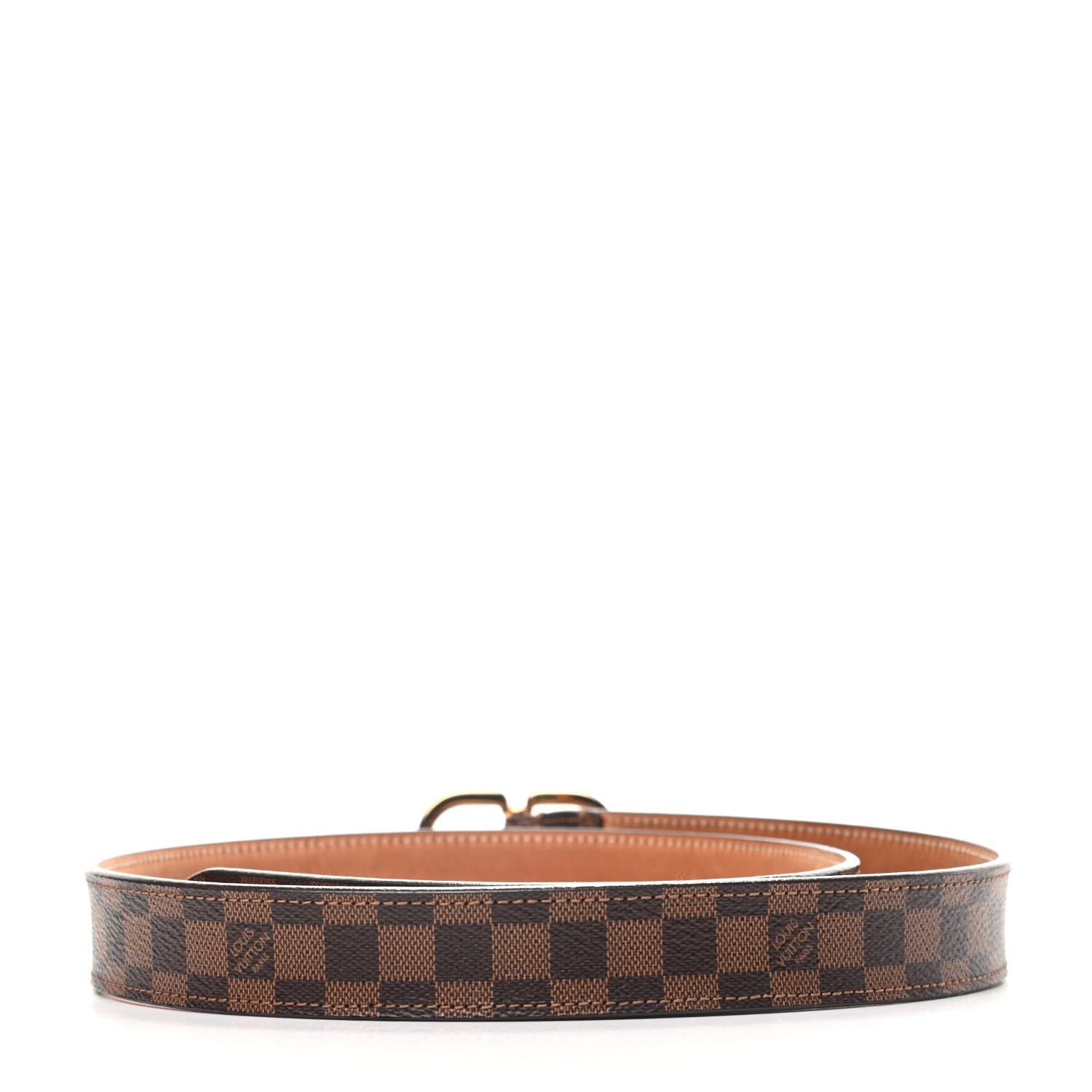 Louis Vuitton Damier Ebene Mini 25mm Belt 80 32 2 of 5