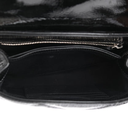 Saint Laurent Patent Y Quilted Monogram Toy Loulou Crossbody Bag Black 5 of 14