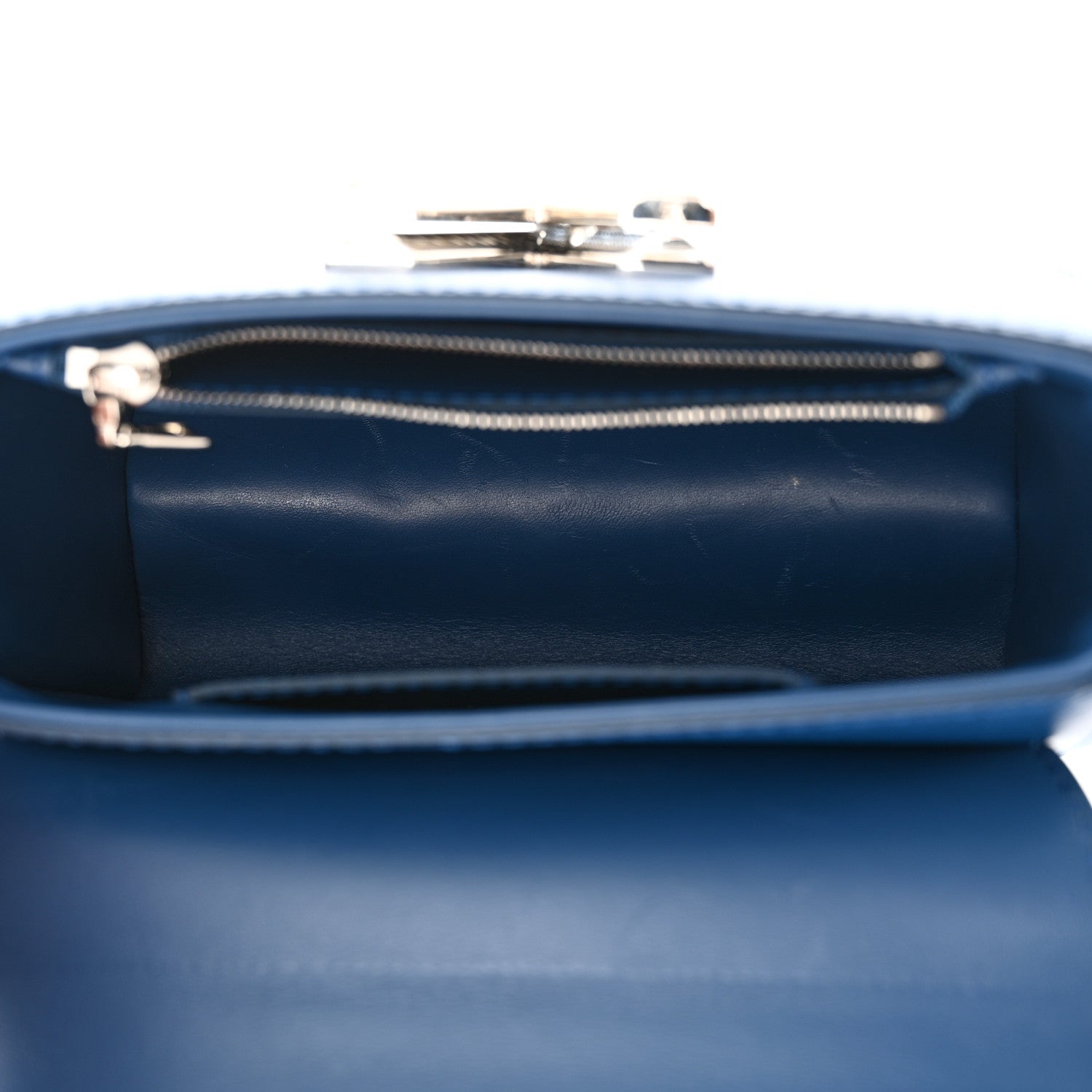 Louis Vuitton Epi Strass Enamel Monogram Twist Shoulder Bag PM Toledo Blue 6 of 15