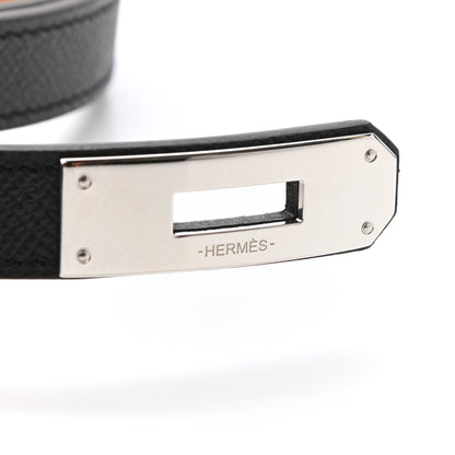 Hermes Epsom Kelly Belt Black 3 of 5