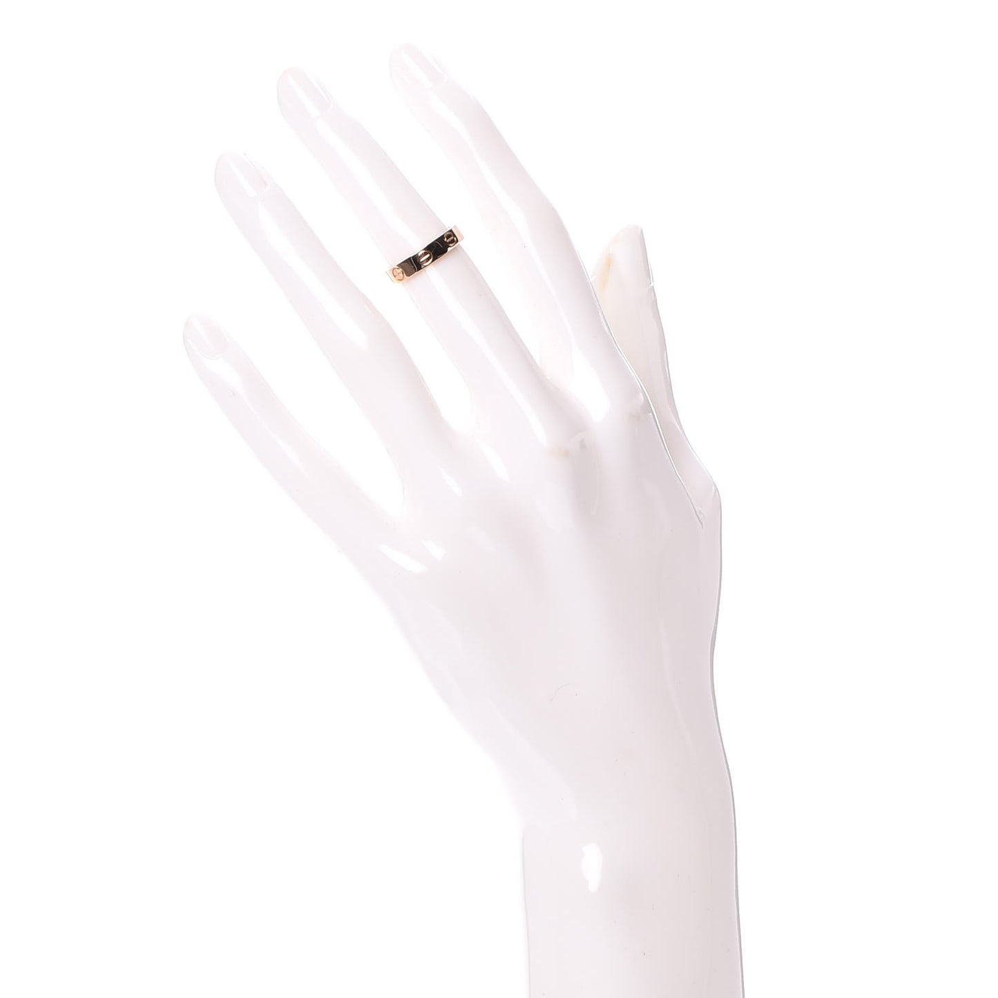 18K Pink Gold 3.5mm LOVE Wedding Band Ring 47 4